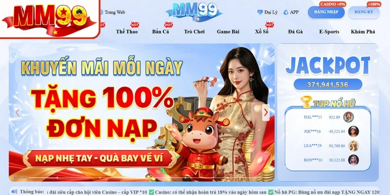 Lợi ích khi chọn mua gói MM99 khuyến mãi nạp đầu 100% hấp dẫn