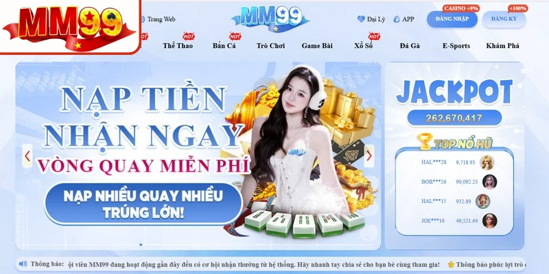 Tổng quan chương trình MM99 khuyến mãi nạp đầu 100% cực hot