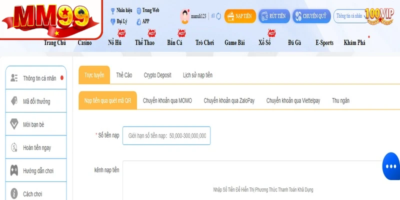 Kiểm tra thông tin và hoàn tất giao dịch tại hệ thống MM99