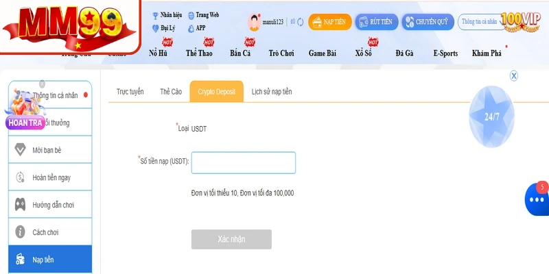 Nạp tiền mã hóa Crypto mang đến sự riêng tư cùng tính an toàn vượt trội